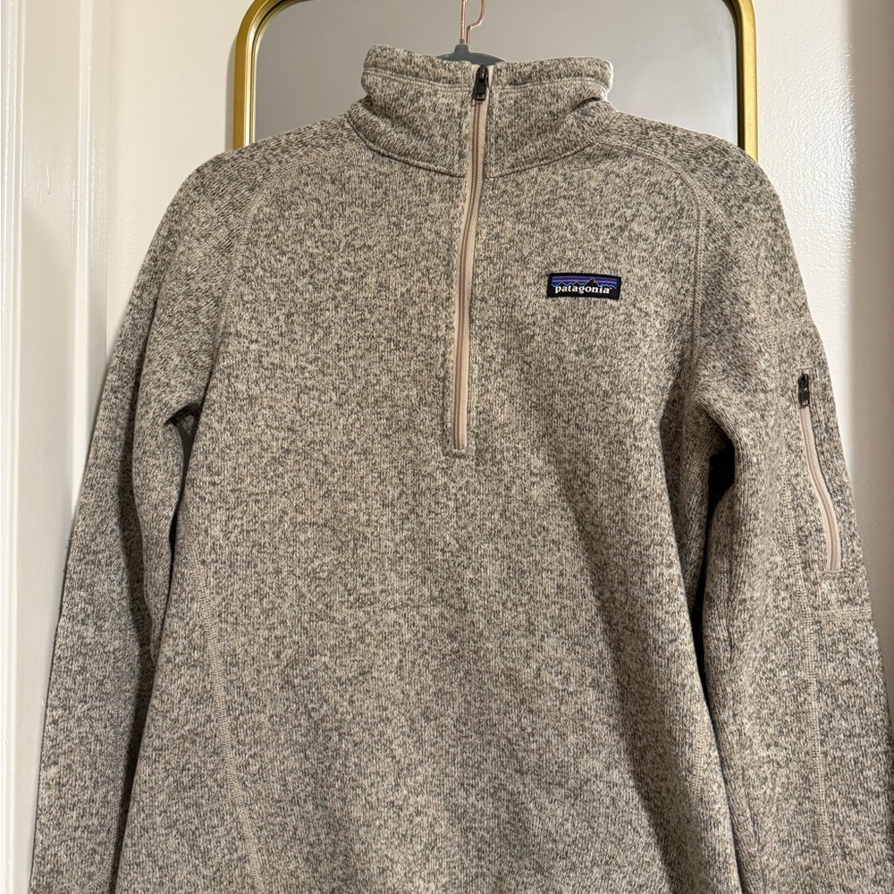 Patagonia Gray Quarter-Zip Pullover